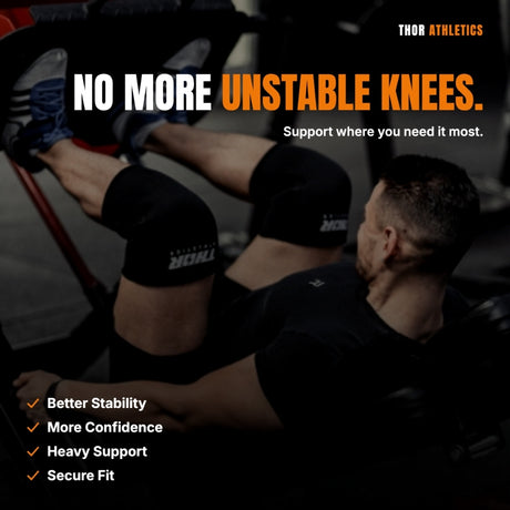 Knee Sleeves 7mm | Zwart | Powerlifting & Fitness