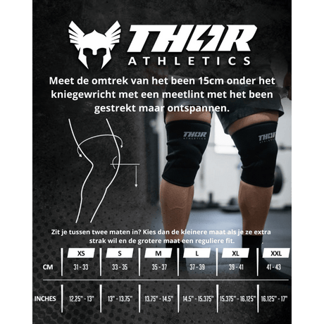 Knee Sleeves 7mm maatadvies