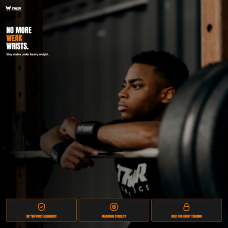 Wrist Wraps | Zwart | 60cm | Fitness & Krachttraining
